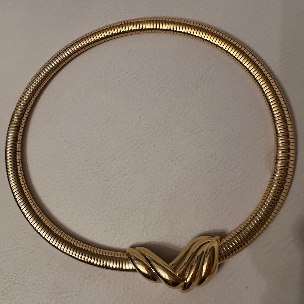 Gold plated Monet Choker - Picture 12 of 14